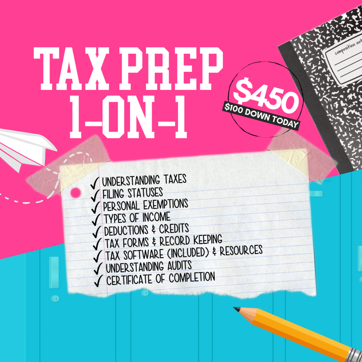Tax Prep 1on1 Course
